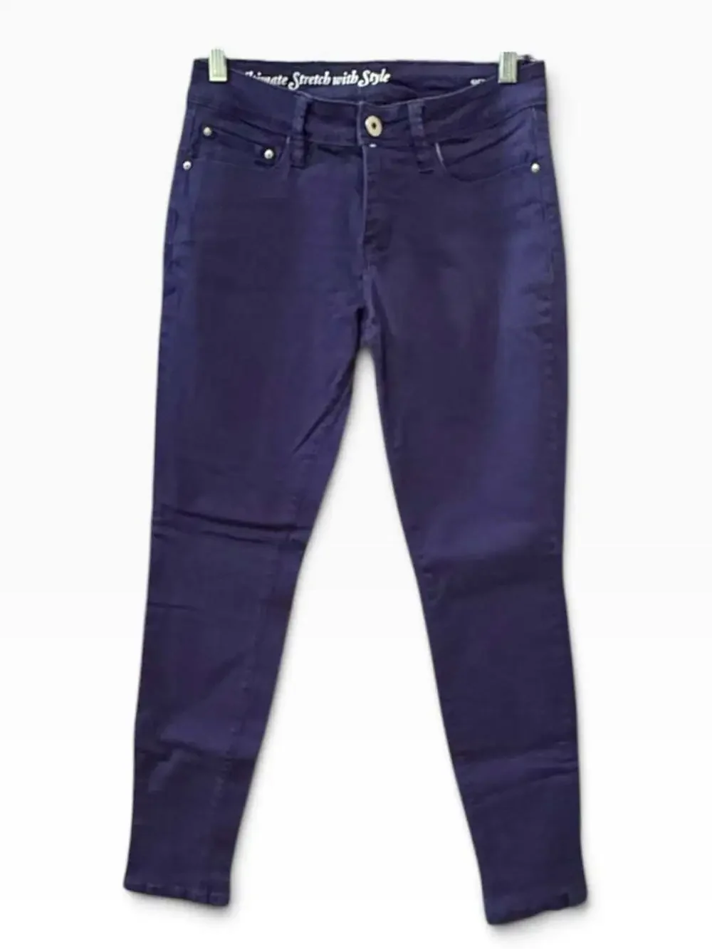 Ultimate Stretch with Style Purple Skinny Jeans Jeggings Size 8